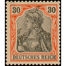 Freimarkenserie  - Germany / Deutsches Reich 1902 - 30 Pfennig