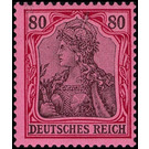 Freimarkenserie  - Germany / Deutsches Reich 1902 - 80 Pfennig