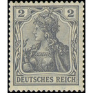 Freimarkenserie  - Germany / Deutsches Reich 1905 - 2 Pfennig