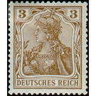 Freimarkenserie  - Germany / Deutsches Reich 1905 - 3 Pfennig