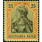 Freimarkenserie  - Germany / Deutsches Reich 1906 - 25 Pfennig