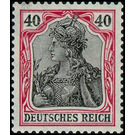 Freimarkenserie  - Germany / Deutsches Reich 1906 - 40 Pfennig