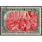 Freimarkenserie  - Germany / Deutsches Reich 1906 - 5 Mark
