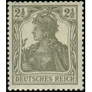 Freimarkenserie  - Germany / Deutsches Reich 1916 - 2.50 Pfennig