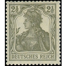 Freimarkenserie  - Germany / Deutsches Reich 1916 - 2.50 Pfennig