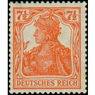 Freimarkenserie  - Germany / Deutsches Reich 1916 - 7.50 Pfennig