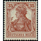 Freimarkenserie  - Germany / Deutsches Reich 1919 - 35 Pfennig