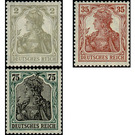 Freimarkenserie  - Germany / Deutsches Reich 1919 Set