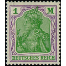 Freimarkenserie  - Germany / Deutsches Reich 1920 - 1 Mark