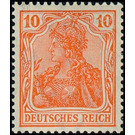 Freimarkenserie  - Germany / Deutsches Reich 1920 - 10 Pfennig