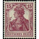 Freimarkenserie  - Germany / Deutsches Reich 1920 - 15 Pfennig