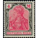 Freimarkenserie  - Germany / Deutsches Reich 1920 - 4 Mark