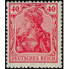 Freimarkenserie  - Germany / Deutsches Reich 1920 - 40 Pfennig