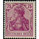 Freimarkenserie  - Germany / Deutsches Reich 1920 - 75 Pfennig