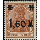 Freimarkenserie  - Germany / Deutsches Reich 1921 - 1.60 Mark