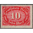 Freimarkenserie  - Germany / Deutsches Reich 1921 - 10 Mark