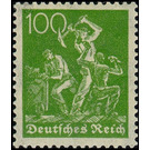 Freimarkenserie  - Germany / Deutsches Reich 1921 - 100 Pfennig