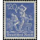 Freimarkenserie  - Germany / Deutsches Reich 1921 - 120 Pfennig