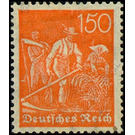 Freimarkenserie  - Germany / Deutsches Reich 1921 - 150 Pfennig