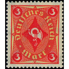 Freimarkenserie  - Germany / Deutsches Reich 1921 - 3 Mark