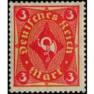 Freimarkenserie  - Germany / Deutsches Reich 1921 - 3 Mark