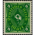 Freimarkenserie  - Germany / Deutsches Reich 1921 - 4 Mark