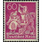Freimarkenserie  - Germany / Deutsches Reich 1921 - 60 Pfennig