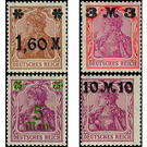 Freimarkenserie  - Germany / Deutsches Reich 1921 Set