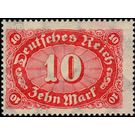 Freimarkenserie  - Germany / Deutsches Reich 1922 - 10 Mark