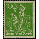 Freimarkenserie  - Germany / Deutsches Reich 1922 - 100 Pfennig