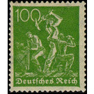 Freimarkenserie  - Germany / Deutsches Reich 1922 - 100 Pfennig