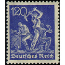 Freimarkenserie  - Germany / Deutsches Reich 1922 - 120 Pfennig