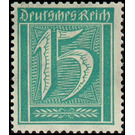 Freimarkenserie  - Germany / Deutsches Reich 1922 - 15 Pfennig