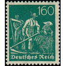 Freimarkenserie  - Germany / Deutsches Reich 1922 - 160 Pfennig