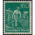 Freimarkenserie  - Germany / Deutsches Reich 1922 - 160 Pfennig