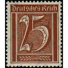 Freimarkenserie  - Germany / Deutsches Reich 1922 - 25 Pfennig