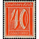 Freimarkenserie  - Germany / Deutsches Reich 1922 - 40 Pfennig