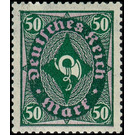 Freimarkenserie  - Germany / Deutsches Reich 1922 - 50 Mark