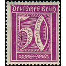 Freimarkenserie  - Germany / Deutsches Reich 1922 - 50 Pfennig