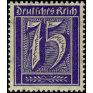 Freimarkenserie  - Germany / Deutsches Reich 1922 - 75 Pfennig