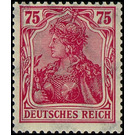 Freimarkenserie  - Germany / Deutsches Reich 1922 - 75 Pfennig