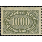 Freimarkenserie - Germany / Deutsches Reich 1923 - 1,000 Mark