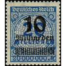 Freimarkenserie  - Germany / Deutsches Reich 1923 - 10.000.000.000#100.000.000