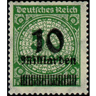 Freimarkenserie  - Germany / Deutsches Reich 1923 - 10.000.000.000#100.000.000