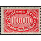 Freimarkenserie - Germany / Deutsches Reich 1923 - 100,000 Mark