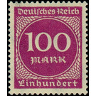Freimarkenserie  - Germany / Deutsches Reich 1923 - 100 Mark