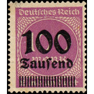 Freimarkenserie  - Germany / Deutsches Reich 1923 - 100000#100