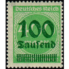 Freimarkenserie  - Germany / Deutsches Reich 1923 - 100000#400