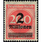 Freimarkenserie  - Germany / Deutsches Reich 1923 - 2.000.000#200