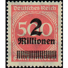 Freimarkenserie  - Germany / Deutsches Reich 1923 - 2.000.000#500